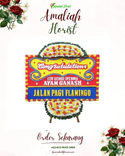 Bunga Papan Congratulation di Pajahan